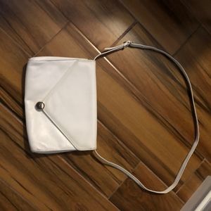 Vintage White Ferragamo Envelope Purse